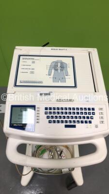 Mortara Instruments ELI 250 ECG Machine on Stand with 10 Lead ECG Leads (Powers Up) *S/N NA* - 3