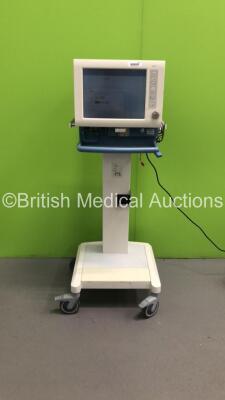 Drager Evita XL Ventilator on Stand Software Version 07.02 - Running Hours 33070 with CO2 Sensor and Hoses (Powers Up) *S/N ARXM0676* **Mfd 2006**