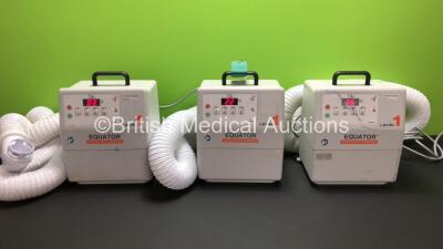 3 x Smiths Level 1 Equator Convective Warming Units with Hoses