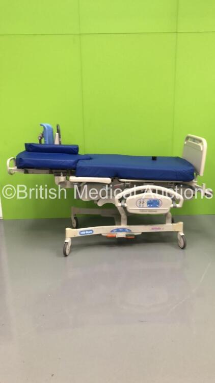 Hill-Rom Affinity 4 Electric Birthing Bed with Mattress (Powers Up - 1 x Stirrup Damaged - See Picture ) *S/N J263AA0024*