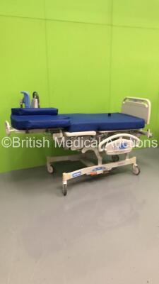 Hill-Rom Affinity 4 Electric Birthing Bed with Mattress (Powers Up - 1 x Stirrup Damaged - See Picture ) *S/N J263AA0024* - 3