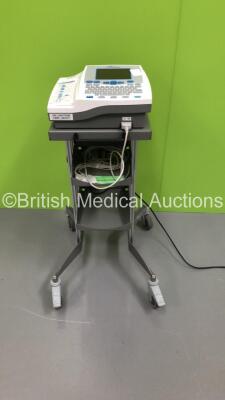 Burdick Atria 6100 ECG Machine with 10 Lead ECG Leads (Powers Up) *S/N A6100-003754*