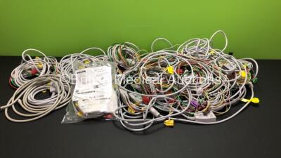 Large Quantity of Philips ECG Leads *RI*