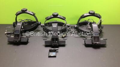 3 x Keeler Vantage Indirect Ophthalmoscopes (Untested Due to No Power Supply)