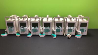 7 x B Braun Infusomat FMS Infusion Pumps *60732 - 55136 - 51546 - 55838 - 55132 - 60740 - 55829*