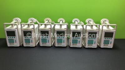 7 x B Braun Infusomat FMS Infusion Pumps *51142 - 45103 - 60745 - 55840 - 55131 - 51544 - 55844*