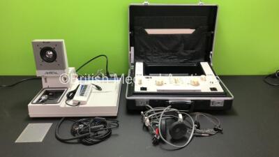 1 x GN Otometrics Audiometer with Accessories and 1 x Peters AP32s Audiometer with 2 x Headsets and Otoscope