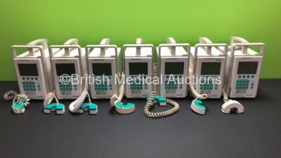 7 x B Braun Infusomat FMS Infusion Pumps *55151 - 55139 - 60748 - 60734 - 55847 - 51553 - 51560*