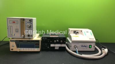 Mixed Lot Including 1 x Electromedical Equipment Infant Flow System with 1 x Power Supply ,1 x Criticare Noninvasive BP Meter 1 x Endoscopic London Light Source, 1 x Vivadent Silamat S5 Mixing Unit and 1 x Thalge Cosmetic 2 Drill Unit (All Power Up)