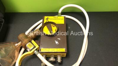 Mixed Lot Including 2 x Penlon Paediatric Ventilator Valves and 1 x Pace Resuscitator - 3