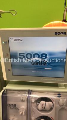 3 x Fresenius Medical Care 5008 CorDiax Dialysis Machines Software Version 4.58 - Running Hours 29603 / 17927 / 29832 (All Power Up) - 4