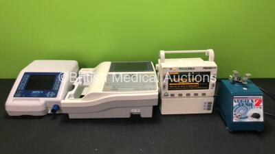 Mixed Lot Including 1 x B & D Electromedical Nippy 3 Ventilator (No Power) 1 x Cardiac Science Burdick 8500 Electrocardiograph Unit (Untested Due to No Power Supply with Missing Printer Cover-See Photo) 1 x Welch Allyn ProPaq encore Patient Monitor Includ