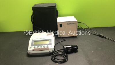 Mixed Lot Including 1 x Diagnostic Ultrasound BVI 3000 Bladder Scanner with 1 x Probe, 1 x Battery in Carry Bag (Untested Due to Possible Flat Battery) 1 x SLE Isolation Transformer (Powers Up)