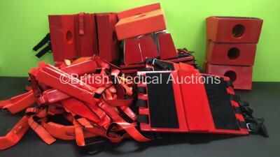 Large Quantity of Head Blocks, Neck Supports and Straps *Cage Not Included*