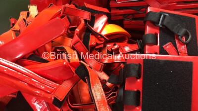 Large Quantity of Head Blocks, Neck Supports and Straps *Cage Not Included* - 3