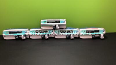 3 x Carefusion and 2 x Cardinal Health Alaris PK Syringe Pumps (All Power Up)