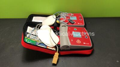 2 x Laerdal AED Trainer 2 Defibrillators in Carry Cases (Both Power Up