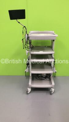 EUK Stack Trolley with Swann TFT LCD Colour Monitor