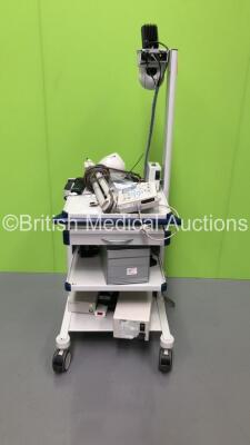 Nihon Kohden Neurofax Unit on Trolley with Accessories (HDD REMOVED) *S/N 00005*