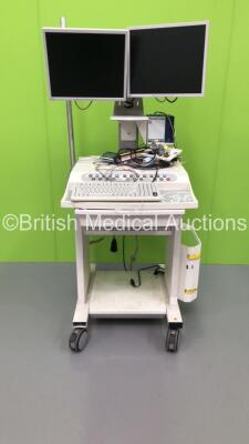 GE Case Stress Test Machine with Dual Monitors and Accessories (HDD REMOVED) (C)