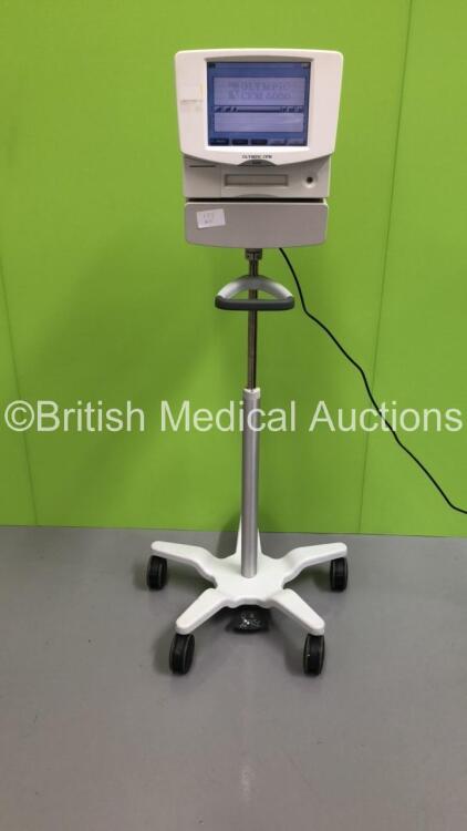 Olympic CFM 6000 Patient Monitor on Stand (Powers Up)