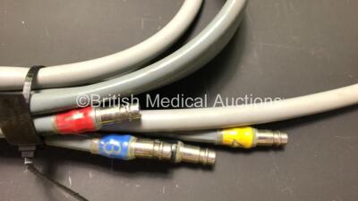 Job Lot Including 3 x Mangar Lifting Cushion Hoses (1 x Missing Button and 1 x Damaged Connector - See Photo) 1 x Mangar Airflo and 1 x Camel & ELK Airflo Compressor, 2 x LSU Cup Holders and 2 x Mangar ELK Stretcher Bars *157814 - CA0350-02458* - 6