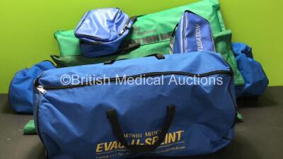 Mixed Lot Including 3 Extrication Traction Devices, 3 x Hartwell Medical Evac U Splints and 1 x Ferno Pedi Mate Ambulance Child Strap