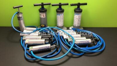 Job Lot of 15 x Hand Pumps Including 11 x Hartwell Medical for Evac-U-Splint