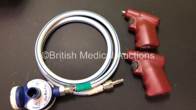 Job Lot Including 1 x Mangar ELK Emergency Lifting Cushion with 6 x Airflo MK2 Compressores, 2 x EZ-10 G3 Power Drivers and 1 x Entonox Hose - 4