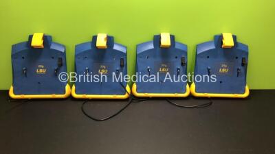 4 x Laerdal 20g LSU Wall Brackets Ref 782600 with Cut Power Cords *78451230181 - 78271437511 - 78071540306 - 7800813222*