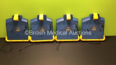 4 x Laerdal 20g LSU Wall Brackets Ref 782600 with Cut Power Cords *78231437256 - 78271437465 - 78441543498 - 78071644750*