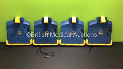 4 x Laerdal 20g LSU Wall Brackets Ref 782600 with Cut Power Cords *78250501168 - 78071540295 - 78250501160 - 78271437483*