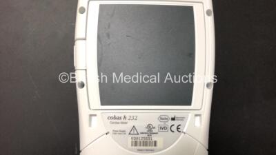 2 x Roche Cobas h 232 Cardiac Meters with Bases and Power Supplies in Carry Cases (Both Power Up) *UU00019412 - UU00019420* - 6