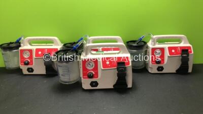 4 x Sscor Inc Ref 2310BV-230 Suction Units with Suction Cups (All Power Up) *SN G03390, G02091, G04431, G03865*