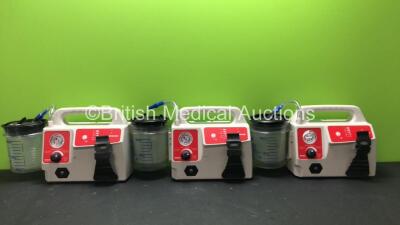 3 x Sscor Inc Ref 2310VV-20 Suction Units with Suction Cups (All Power Up) *SN G03851, G04145, G03256*