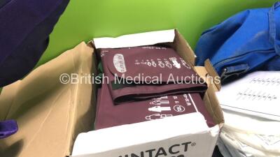 Mixed Lot Including 1 x Phil E Slide Patient Transfer Board, 1 x OxyLitre Gas Bottle Bag, 10 x Welch Allyn Adult BP Cuffs and Large Quantity of Pneupac Low Pressure Gas Input Hoses - 4