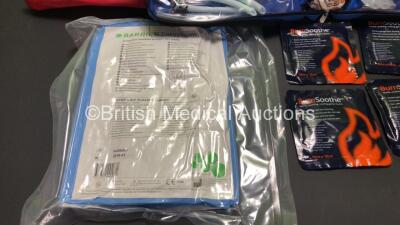 Mixed Lot Including 1 x Ambulance Hat, 1 x Ambulance / Paramedic Bag, 1 x Laryngoscopic Set, 1 x Barrier Active Self Warming Blanket and Large Quantity of Burn Smoothe Cooling Gels - 2