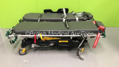 2 x Ferno Pegasus Ambulance Stretchers with Mattresses (Both Hydraulics Tested Working)