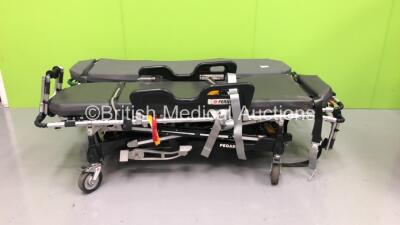 2 x Ferno Pegasus Ambulance Stretchers with Mattresses (Both Hydraulics Tested Working)