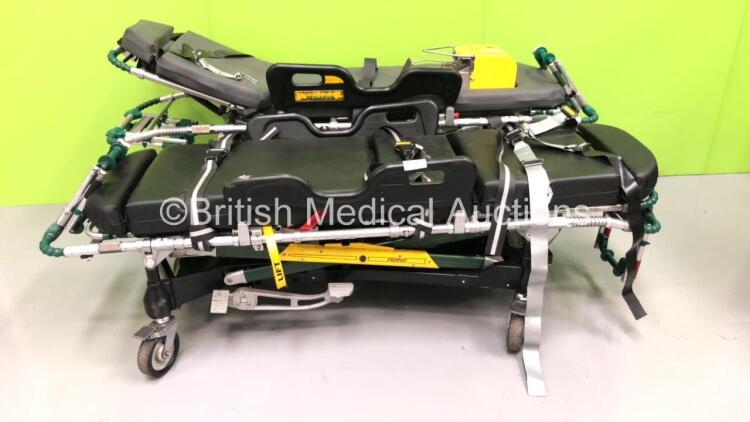 2 x Ferno Pegasus Ambulance Stretchers with Mattresses (Both Hydraulics Tested Working)