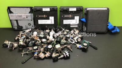 Job Lot Including 4 x Panasonic Toughbook Docking Units and a Large Quantity of Oxygen Valves