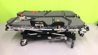 2 x Ferno Pegasus Ambulance Stretchers with Mattresses (Both Hydraulics Tested Working) *S/N PEG6253 / PEG5461*