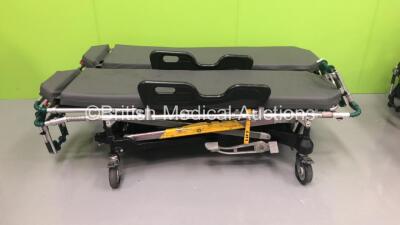 2 x Ferno Pegasus Ambulance Stretchers with Mattresses (Both Hydraulics Tested Working) *S/N PEG2224 / PEG4292**