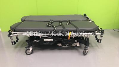 2 x Ferno Pegasus Ambulance Stretchers with Mattresses (Both Hydraulics Tested Working) *S/N PEG4297 / PEG6255**