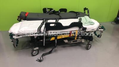 2 x Ferno Pegasus Ambulance Stretchers with Mattresses (Both Hydraulics Tested Working) *S/N PEG3735 / PEG4816**