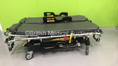 2 x Ferno Pegasus Ambulance Stretchers with Mattresses (Both Hydraulics Tested Working) *S/N PEG3185 / PEG3410**