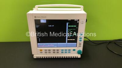 Datex-Ohmeda Compact Anaesthesia Monitor with E-PRESTN Multiparameter Module with SPO2, NIBP, T1-T2, P1-P2 and ECG Options (Powers Up) *6497811 / 6495428*