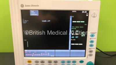 Datex-Ohmeda Compact Anaesthesia Monitor with E-PRESTN Multiparameter Module with SPO2, NIBP, T1-T2, P1-P2 and ECG Options (Powers Up) *6497811 / 6495428* - 2