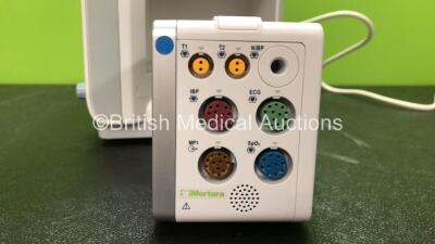 Mindray BeneView T8 Patient Monitor with 1 x Mindray BeneView T1 Patient Monitor Including ECG, SpO2, MP1, IBP, T1, T2 and NIBP Options, 1 x Mindray CO2 Module (Powers Up) *Mfd 09-2012* *SN CF29112760, FB24000580, CFD3B254091* - 4