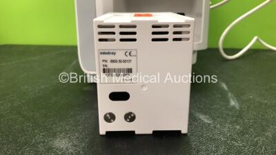 Mindray BeneView T8 Patient Monitor with 1 x Mindray BeneView T1 Patient Monitor Including ECG, SpO2, MP1, IBP, T1, T2 and NIBP Options, 1 x Mindray CO2 Module (Powers Up) *Mfd 09-2012* *SN FB28000969, CFD56288353, CF29112743* - 7